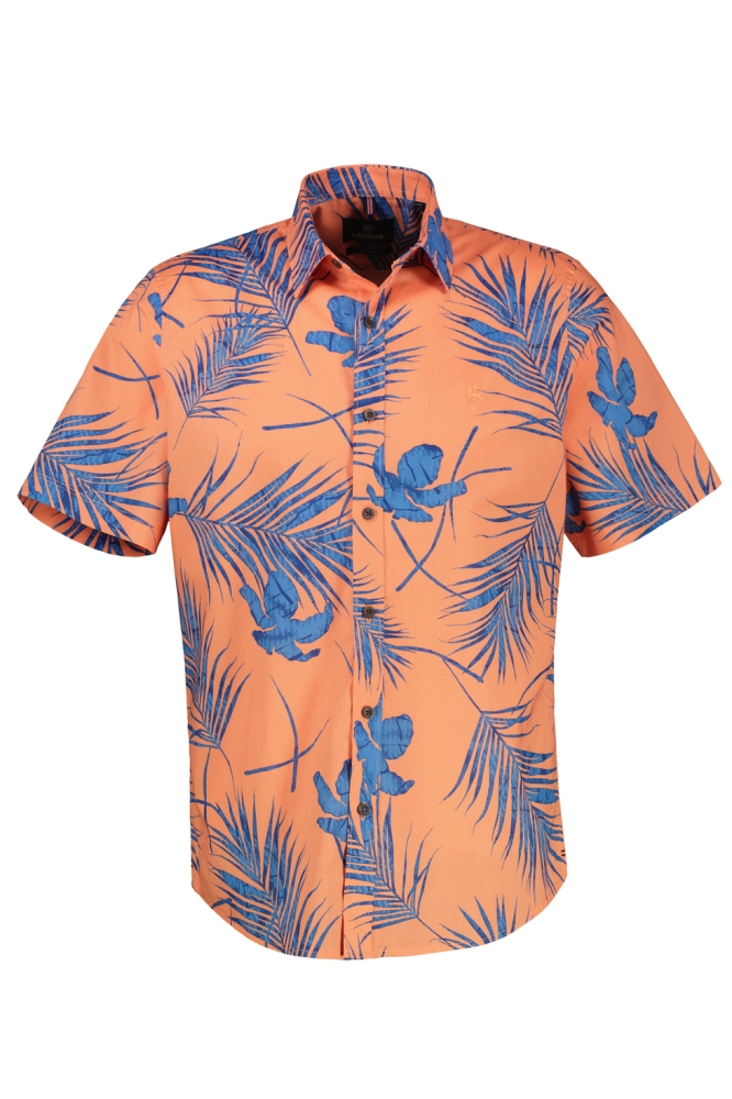OVERHEMD MET KORTE MOUWEN IN HAWAIIAANSE STIJL 2562043 918 PALE PAPAYA